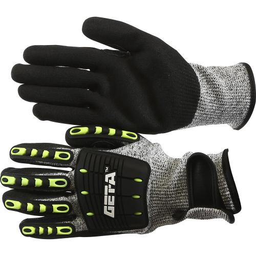 [Smato Coated Glove] — GET-A-09 M Impact/Cut-Resistant Gloves