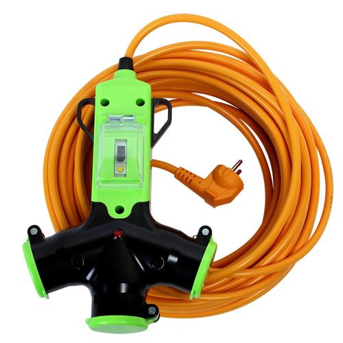 [Smato Cable Reel] — 140-9712 Extension Cord (High-Capacity 3-Way)