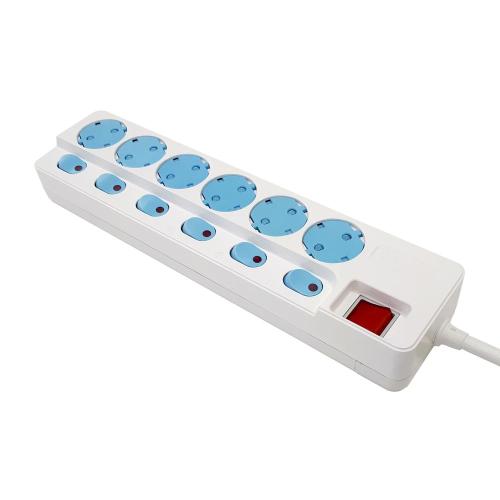 [Winners] — WMI1-B19681V Multi Cord - Safety Cap Individual Circuit Breaker Switch