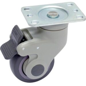 [DAESIN CASTER] — DS2130MRB Silent Caster (Swivel + Brake)