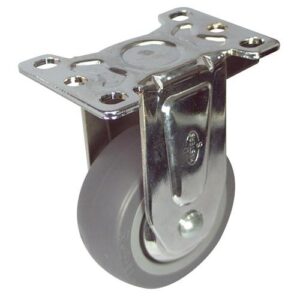 [DAESIN CASTER] — DS2530MRB Silent Caster (Dual Brake – Fixed)