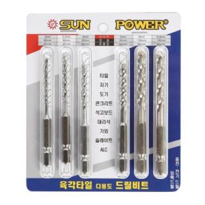 [TAEYANGPOWER] — 6pcs set Tile Drill Set