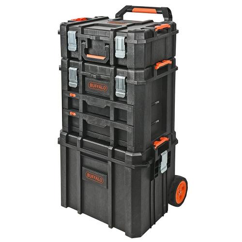 [Seshin Buffalo] — SB-SET2 Tool Box Hard Box (Stackable)