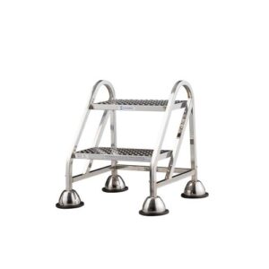 [Osung Midas] — MLS-500H Mobile Ladder (Stainless)