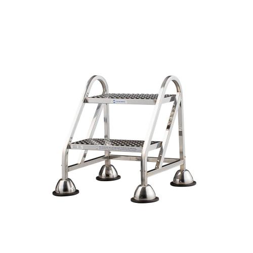[Osung Midas] — MLS-500H Mobile Ladder (Stainless)