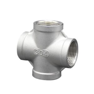 [Taebaek Metal] — 805-8599 Stainless Steel Threaded Cross Tee
