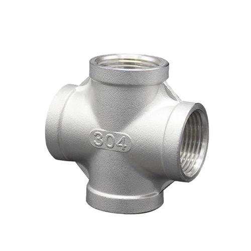 [Taebaek Metal] — 805-8599 Stainless Steel Threaded Cross Tee