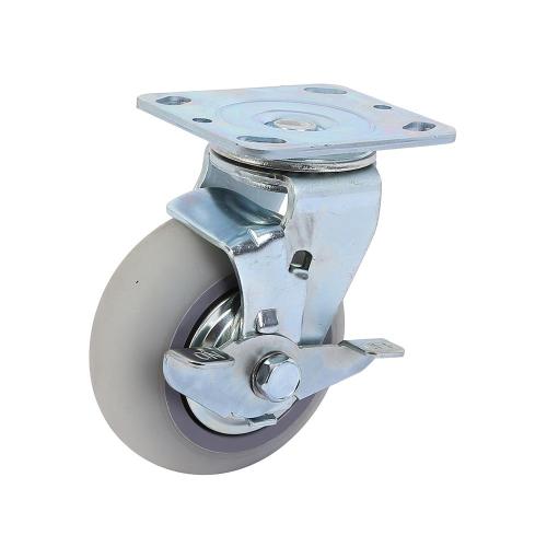 [DAESIN CASTER] — DS2641ELA Silent Caster Heavy-Duty (Swivel + Brake)