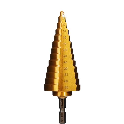 [Seshin Buffalo] — S13-535 Step Drill Step Drill - Hex Shank