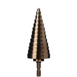 [Seshin Buffalo] — S13-535 Step Drill Cobalt Step Drill – Hex Shank