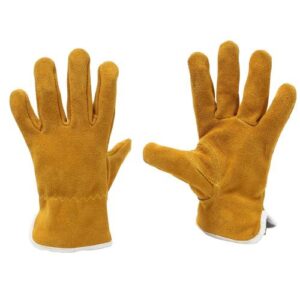 [CRETOS Leather Protective Gear] — WC-101YN Welding Glove (Short Cuff)
