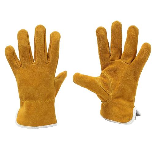 [CRETOS Leather Protective Gear] — WC-101YN Welding Glove (Short Cuff)
