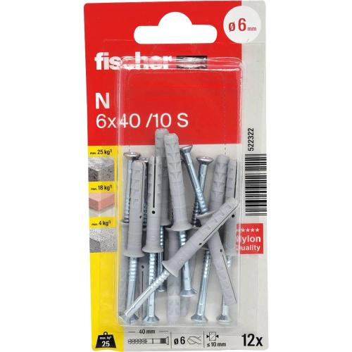 [Fischer] — 522322 Plastic Anchor