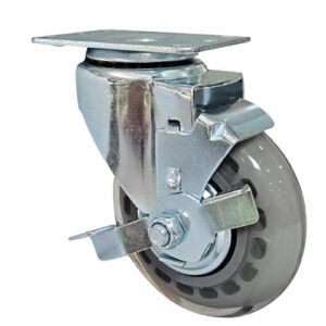 [DAESIN CASTER] — DS2031EPU Silent Caster (Swivel + Brake)