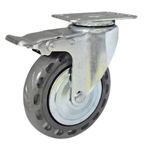 [DAESIN CASTER] — DS2031EPU Silent Caster (Swivel + Top Brake)