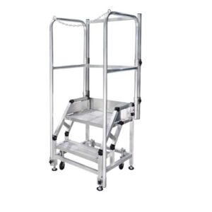 [Kumchang Industry] — KC-WTAF-S-50 Auto Stop Safety Handrail Ladder