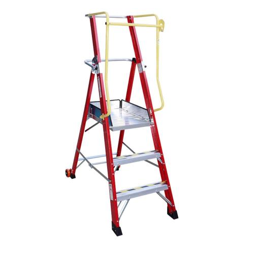 [Kumchang Industry] — FRP-SBET-103 Non-Conductive Safety Insulation Ladder