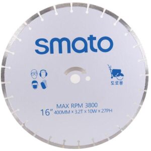 [Smato] — 16’*3.2T*10W Diamond Saw Dry Blade (Road)