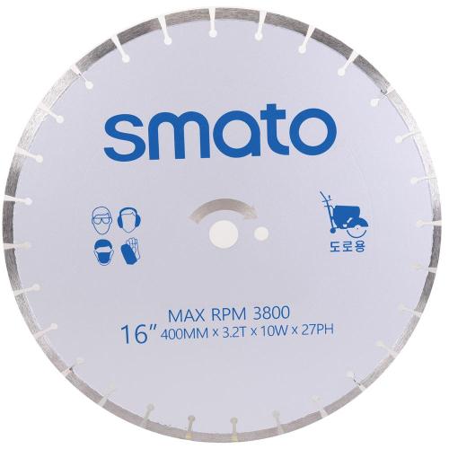 [Smato] — 16'*3.2T*10W Diamond Saw Dry Blade (Road)