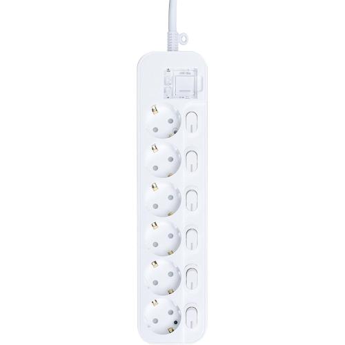 [Dongyang Electronics] — DYM-NSG6C/SC Multi Cord (Individual Circuit Breaker Switch)
