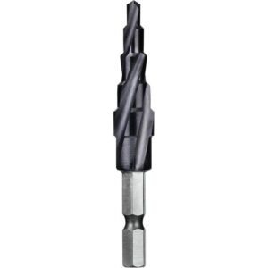 [Seshin Buffalo] — T5-412 Step Drill 4-Flute Cobalt Step Drill – Twist Type (Hex Shank)