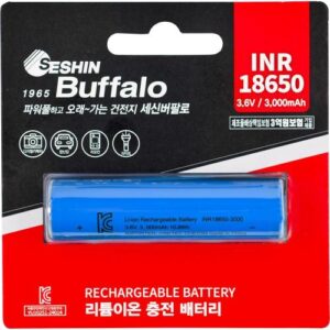 [Seshin Buffalo] — INR18650 Battery Rechargeable Battery