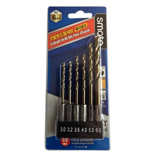 [Smato] — 115-8599 Drill Cobalt Drill Set (Hex Shank)
