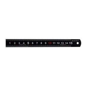 [BlueTec] — BT-1000B Steel Ruler Steel Ruler (Black Painted)