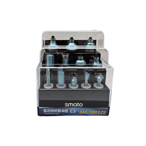 [Smato] — SM-TB612S(12P) Router Bit Trimmer Bit Set
