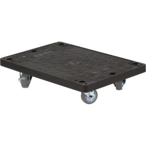 [Smato] — 111-3967 Hand Truck Black Dolly (Mobile Cart – Silent Caster)