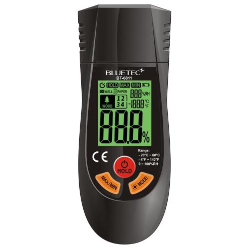 [BlueTec] — BT-6811 Thermometer Moisture Meter