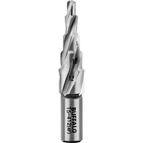 [Seshin Buffalo] — 121-4363 T5-412 Step Drill 4-Flute Step Drill - Twist Type