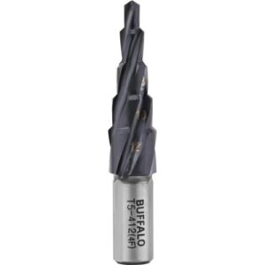 [Seshin Buffalo] — T5-412 Step Drill 4-Flute Cobalt Step Drill – Twist Type