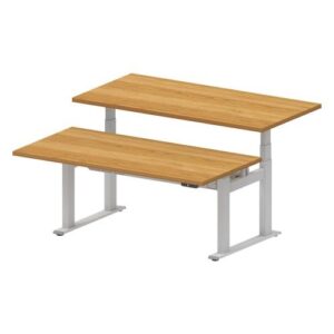[Taejin ENG] — TWT1515MW-EUD-D Electric Height Adjustable Work Table (Double-Sided)