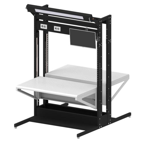 [Taejin ENG] — TWT1200-GUD-MD Grip-Type Height Adjustable Workbench (Mix Type)
