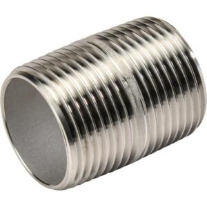 [CDC] — SSN 1/8 Stainless Steel Thread Short Nipple