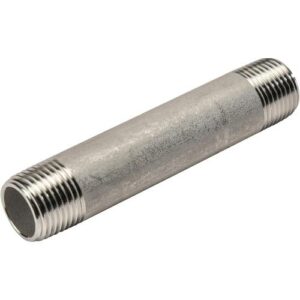[CDC] — SLN 1/8 Stainless Steel Threaded Long Nipple