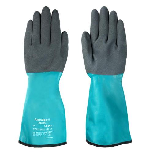 [Ansell] — 58-201 Chemical-Resistant Gloves