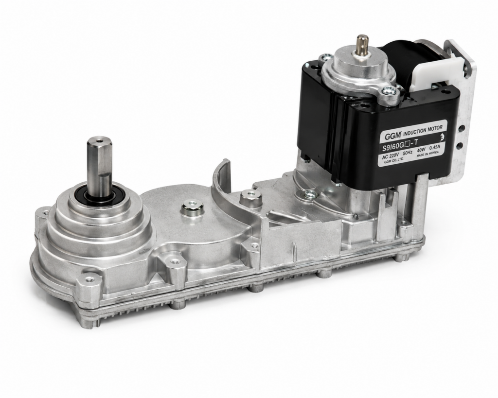 [GGM] — KGL2 Right-Angle Gearhead for KA61 Shaded-Pole Motors (□60, F-Type, 1/85)