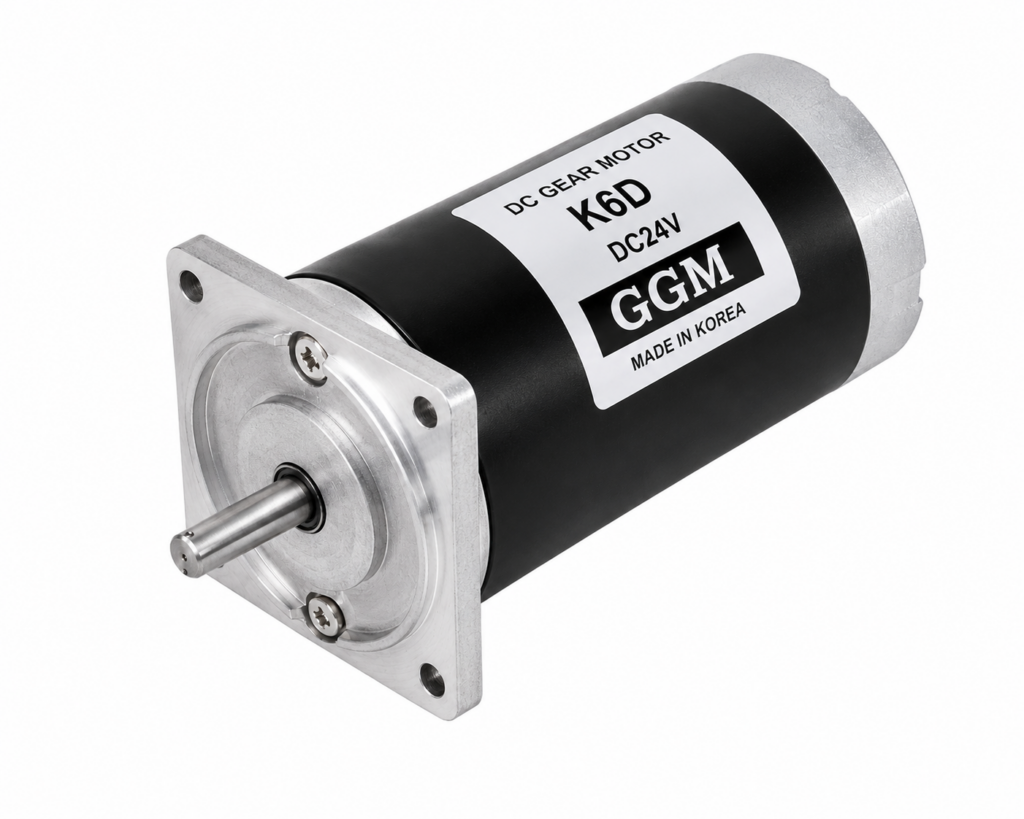 [GGM] — K6D Brushed DC Motor (□60, 6–15W, 12/24/90V DC, 3000 rpm)