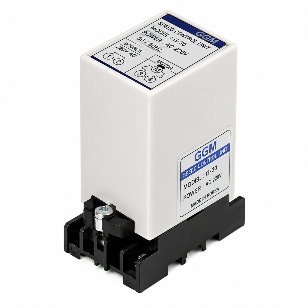 [GGM] — GSA Plug-in Speed Control Unit for AC Geared Motors (11-pin, Electrical Brake, Single-phase)