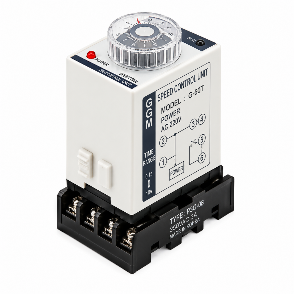 [GGM] — GPA Plug-in Speed Control Unit for AC Geared Motors (Built-in Setter, Electrical Brake, Single-phase)