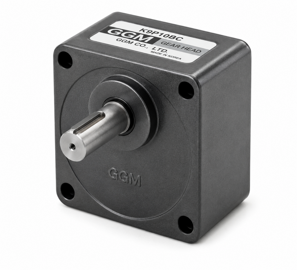 [GGM] — K10H□BU Heavy-Duty Solid-Shaft Gearhead (for K10 200/400W Brushless Motor Unit, ø22 solid, 1/5~1/200)