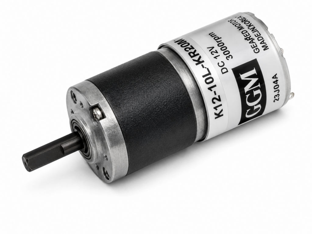[GGM] — K22-2418 BLDC Planetary Geared Motor (ø22mm, 12/24V, 1/4–1/1996)