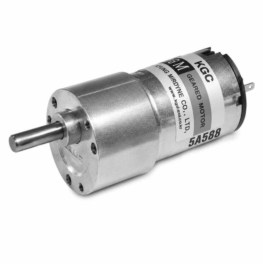 [GGM] — KGC-3448-S2 Spur Geared DC Motor (ø34, DC 24V, 5200rpm base, 32 ratios 1/2-1/2430)