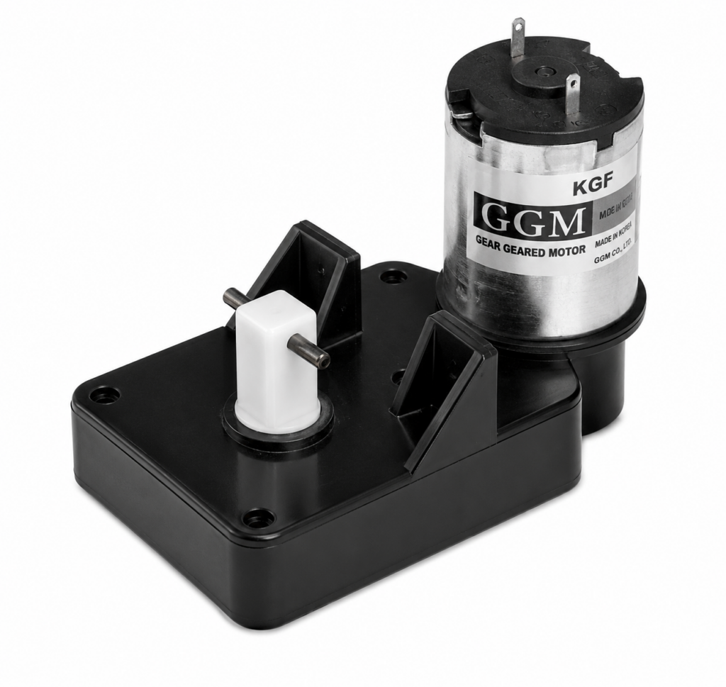 [GGM] — KGP-3448-P2 Flange Geared DC Motor (DC 24V, 9000rpm base, 2 ratios 1/62-1/116)