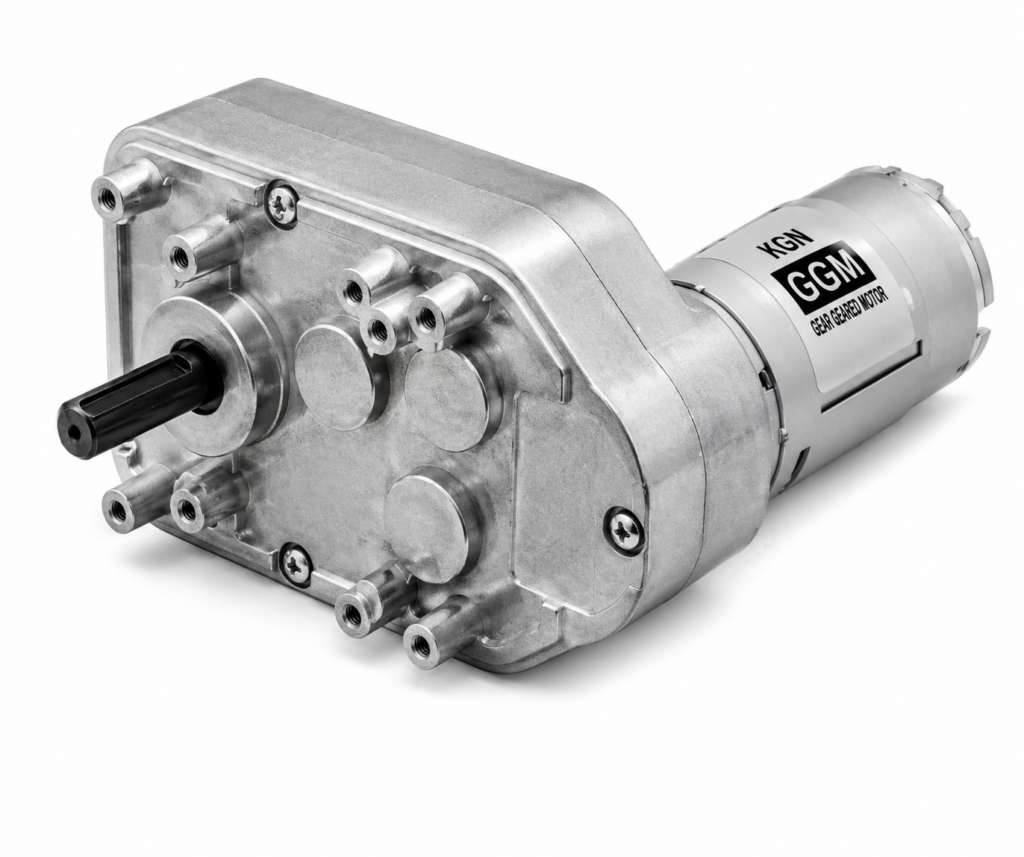 [GGM] — KGV2-3657 Geared Motor, KD3657U1 (DC 12V, 9 ratios 1/60–1/660, F/R output)