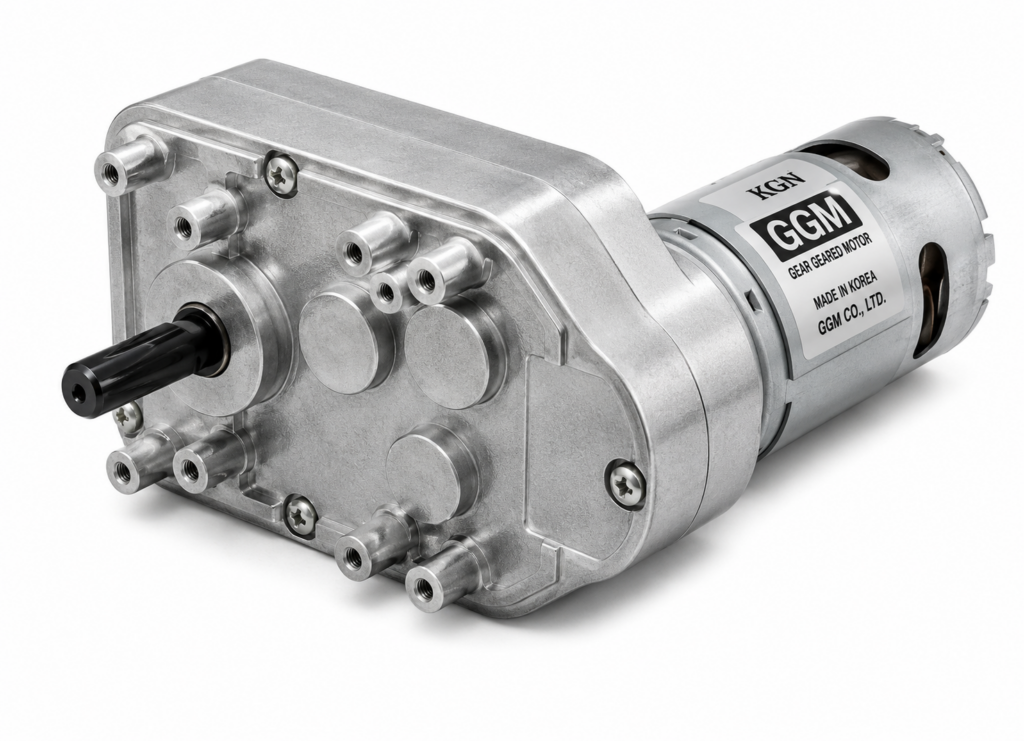 [GGM] — KGV2-4266 Geared Motor, KD4266T2 (DC 24V, 9 ratios 1/60–1/660, F/R output)