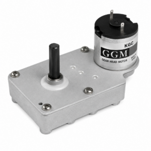 [GGM] — KGE-3429-P1 F-Type Offset Geared DC Motor (DC 12V, 9500rpm base, 18 ratios 1/22-1/687)