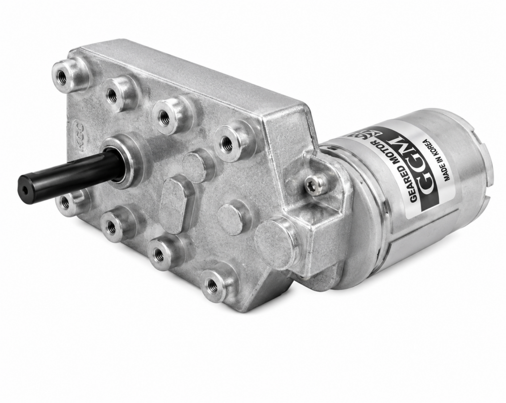 [GGM] — KGE-3657-U1 F-Type Offset Geared DC Motor (DC 12V, 6000rpm base, 18 ratios 1/22-1/687)